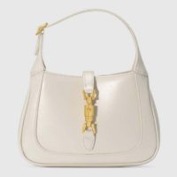 Gucci Women Jackie 1961 Small Hobo Bag in White Leather