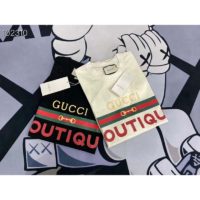 Gucci Women’s Gucci Boutique Print T-Shirt Off-White Cotton Jersey
