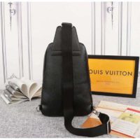 Louis Vuitton LV Men Avenue Sling Bag Taiga Leather-Black