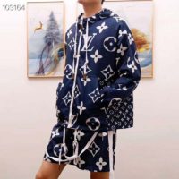 Louis Vuitton LV Men LV Escale Printed Parka Monogram Canvas Relaxed Fit