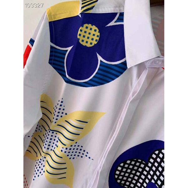 Louis Vuitton LV Men Muticolor Monogram Windbreaker Polyester White Regular Fit (13)