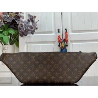 Louis Vuitton LV Unisex Christopher Bumbag Monogram Macassar Coated Canvas