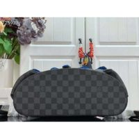 Louis Vuitton LV Unisex Christopher PM Backpack Damier Graphite Coated Canvas