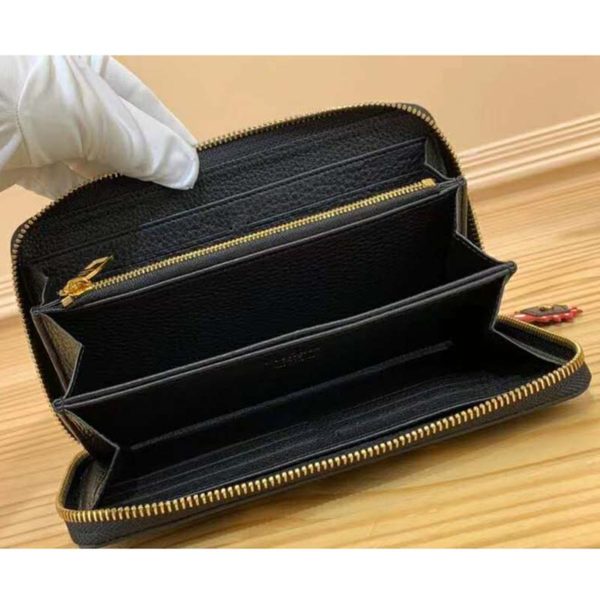 Louis Vuitton LV Unisex Crafty Zippy Wallet Monogram Empreinte Cowhide Leather (1)