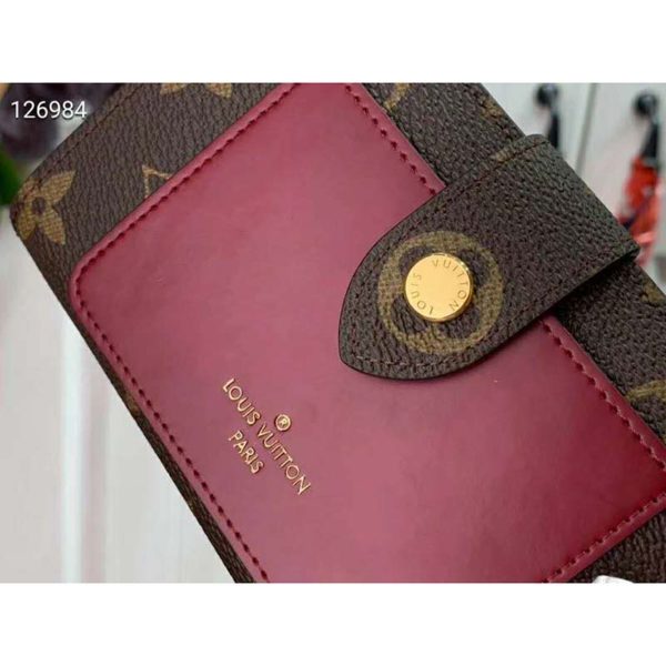 Louis Vuitton LV Women Juliette Wallet Monogram Coated Canvas-Rose (9)