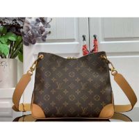 Louis Vuitton LV Women Odéon MM Monogram Coated Canvas-Brown