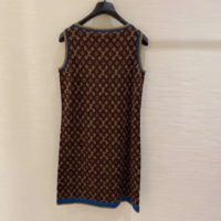 Louis Vuitton LV Women Retro Monogram Knit Dress Henne Regular Fit