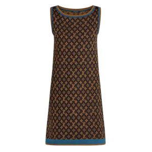 Louis Vuitton LV Women Retro Monogram Knit Dress Henne Regular Fit