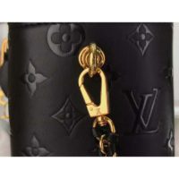 Louis Vuitton LV Women Vanity PM Handbag Black Monogram-Embossed Lambskin