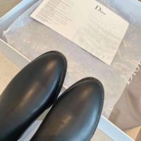 Dior Women Dior Empreinte Boot ‘CD’ Signature Black Soft Calfskin