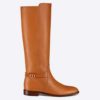 Dior Women Dior Empreinte Boot 'CD' Signature Ochre Soft Calfskin