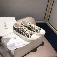 Dior Women Walk’n’Dior Sneaker Blue Dior Oblique Embroidered Cotton