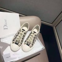 Dior Women Walk’n’Dior Sneaker Blue Dior Oblique Embroidered Cotton