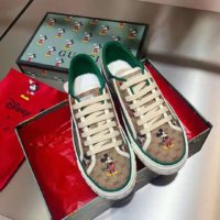 Gucci GG Unisex Disney x Gucci Tennis 1977 Sneaker Web GG Canvas Mickey Mouse