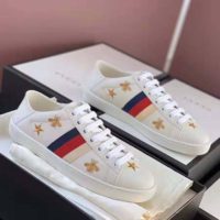 Gucci Unisex Ace sneaker with Bees and Stars Sylvie Web