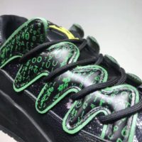 Louis Vuitton LV Men Zig Zag Sneaker Mix of Materials Shiny Black Rubber