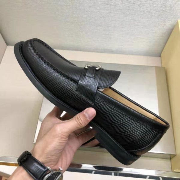 Louis Vuitton Men Major Loafer Epi Calf Leather Glazed Calf Leather-Black (9)