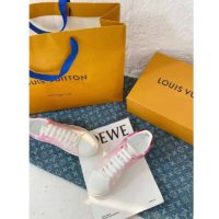 Louis Vuitton Women Frontrow Sneaker Calf Leather Monogram Canvas Louis Vuitton Signature