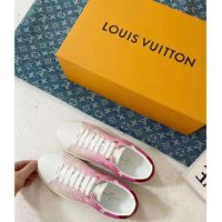 Louis Vuitton Women Frontrow Sneaker Calf Leather Monogram Canvas Louis Vuitton Signature