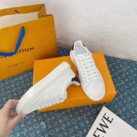 Louis Vuitton Women Time Out Sneaker Debossed Calf Leather Monogram Flowers