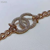 Chanel Women Belt Metal & Strass Gold & Crystal