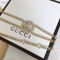 Gucci GG Women Chain Belt with Torchon Double G 1.5 cm Width