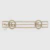 Gucci GG Women Chain Belt with Torchon Double G 1.5 cm Width