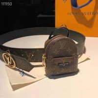 Louis Vuitton LV Women Palm Spring 35mm Belt Monogram Canvas Circle Buckle