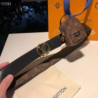 Louis Vuitton LV Women Palm Spring 35mm Belt Monogram Canvas Circle Buckle