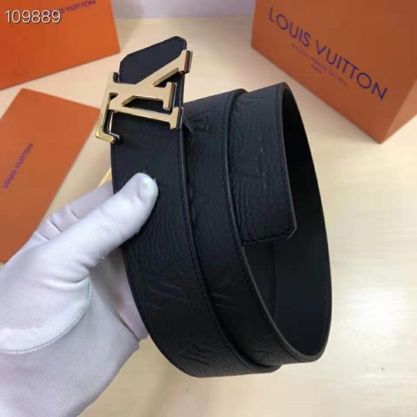 Louis Vuitton Unisex LV Iconic 30mm Reversible Belt Monogram Empreinte Calf Leather (3)