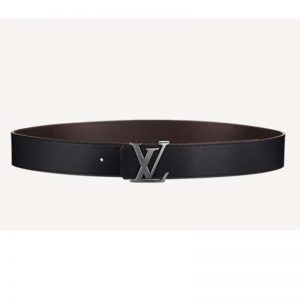 Louis Vuitton Unisex LV Initiales 40 mm Width Reversible Belt Calf Leather