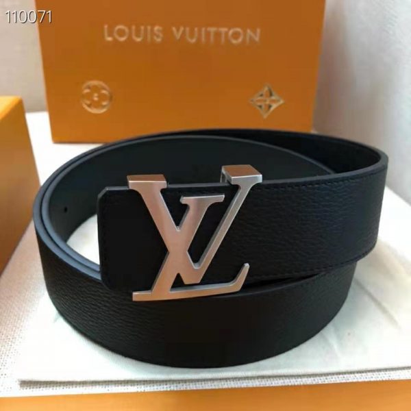 Louis Vuitton Unisex LV Initiales 40 mm Width Reversible Belt Calf Leather (5)