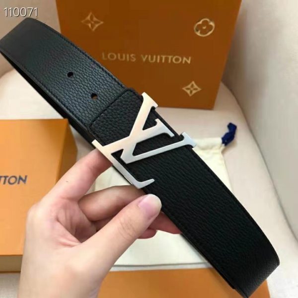 Louis Vuitton Unisex LV Initiales 40 mm Width Reversible Belt Calf Leather (7)
