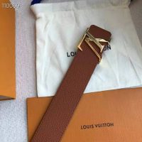 Louis Vuitton Unisex LV Initiales 40mm Reversible Belt Taurillon Leather-Black