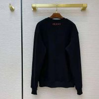 Gucci Men Doraemon x Gucci Cotton Sweatshirt Crewneck Oversized Fit-Black