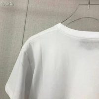 Gucci Men Doraemon x Gucci Oversize T-Shirt Ivory Cotton Jersey Crewneck-Blue