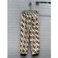 Gucci Men The North Face x Gucci Web Print Technical Jersey Jogging Pant Polyester Cotton