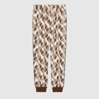 Gucci Men The North Face x Gucci Web Print Technical Jersey Jogging Pant Polyester Cotton