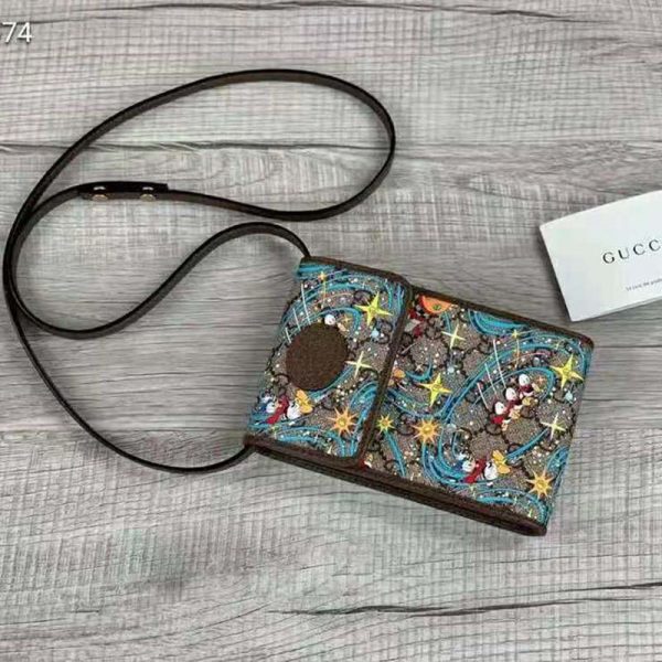 Gucci Unisex Disney x Gucci Donald Duck Mini Bag Leather Interlocking G (5)