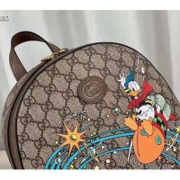 Gucci Unisex Disney x Gucci Donald Duck Small Backpack Leather Interlocking G