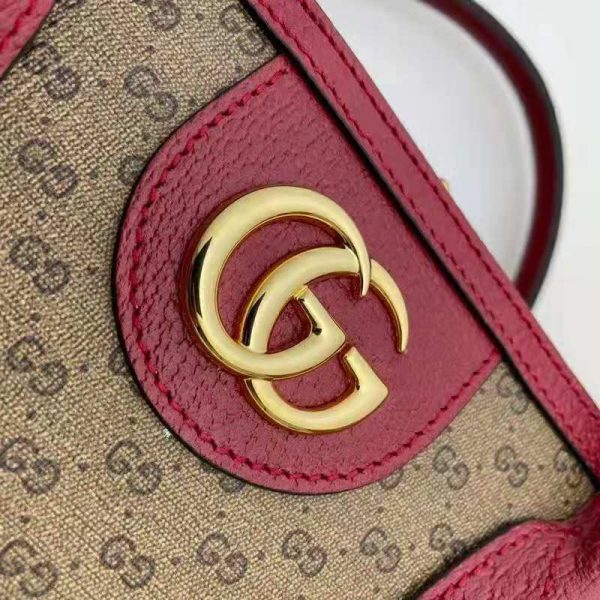 Gucci Unisex Doraemon x Gucci Large Tote Bag BeigeEbony Mini GG Supreme Canvas (8)