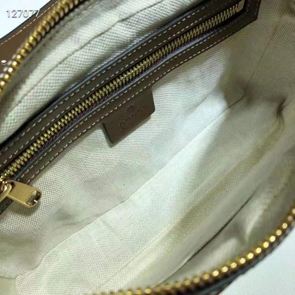 Gucci Unisex ‘FakeNot’ Print Belt Bag Beige and Ebony GG Supreme Canvas (7)