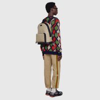 Gucci Unisex GG Supreme Backpack Beige/Ebony GG Supreme Canvas