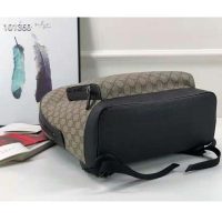 Gucci Unisex GG Supreme Backpack Beige/Ebony GG Supreme Canvas