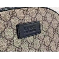 Gucci Unisex GG Supreme Backpack Beige/Ebony GG Supreme Canvas