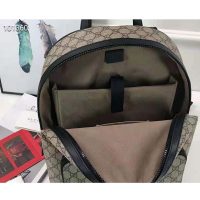 Gucci Unisex GG Supreme Backpack Beige/Ebony GG Supreme Canvas