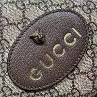 Gucci Unisex Neo Vintage GG Supreme Messenger Bag Beige/Ebony Canvas