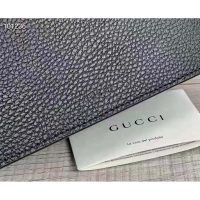 Gucci Women Dionysus Small Shoulder Bag Black Textured Leather Tiger Head