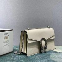 Gucci Women Dionysus Small Shoulder Bag White Leather