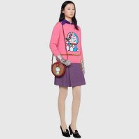 Gucci Women Doraemon x Gucci Wool Sweater Pink Wool Crewneck